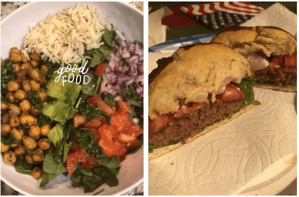 Adrianna Ramirez/CM, is showing us how wholesome food is done. At left