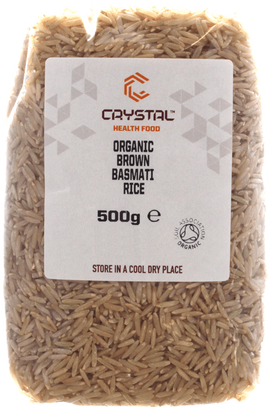 Crystal Organic Brown Basmati Rice (500g)