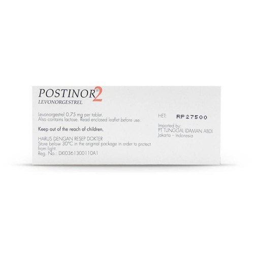 Jual Obat Postinor 2 Tablet Farmaku
