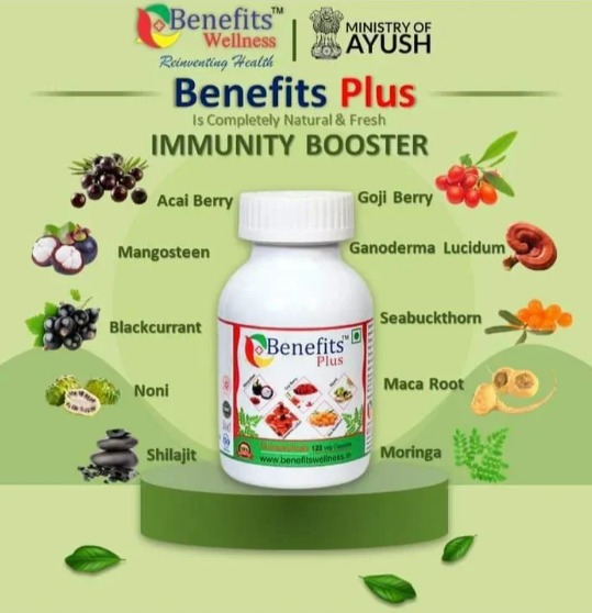 Benefit Wellness Benefits Plus Capsules 120 Veg Capsules Nutraceuticals