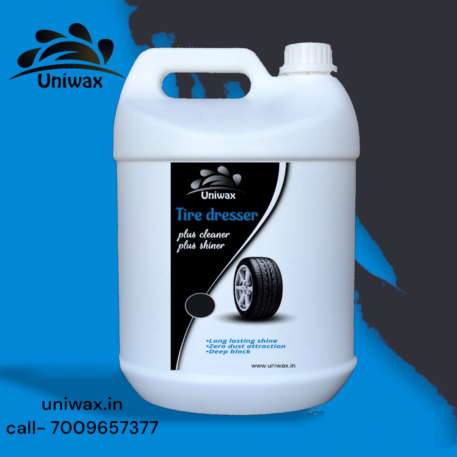 Uniwax tyre polish / tyre dresser / tire shiner