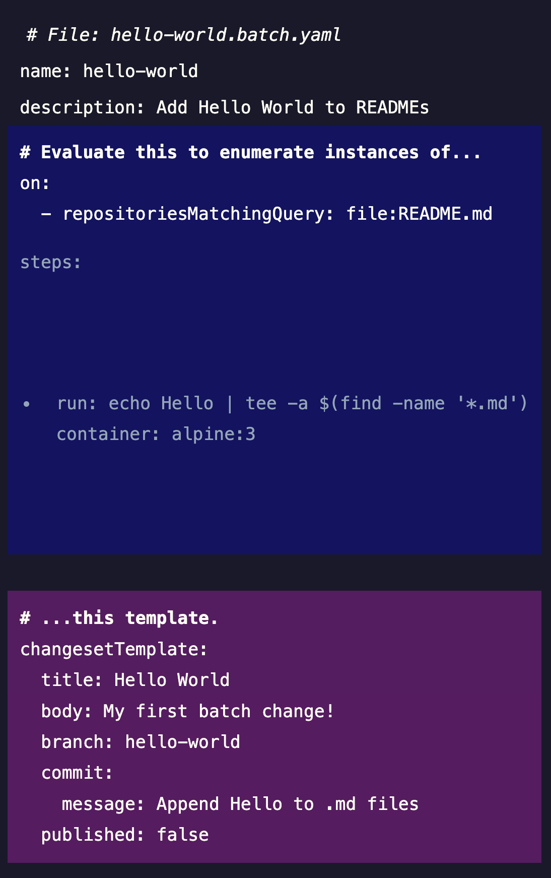 Batch Changes design Sourcegraph docs