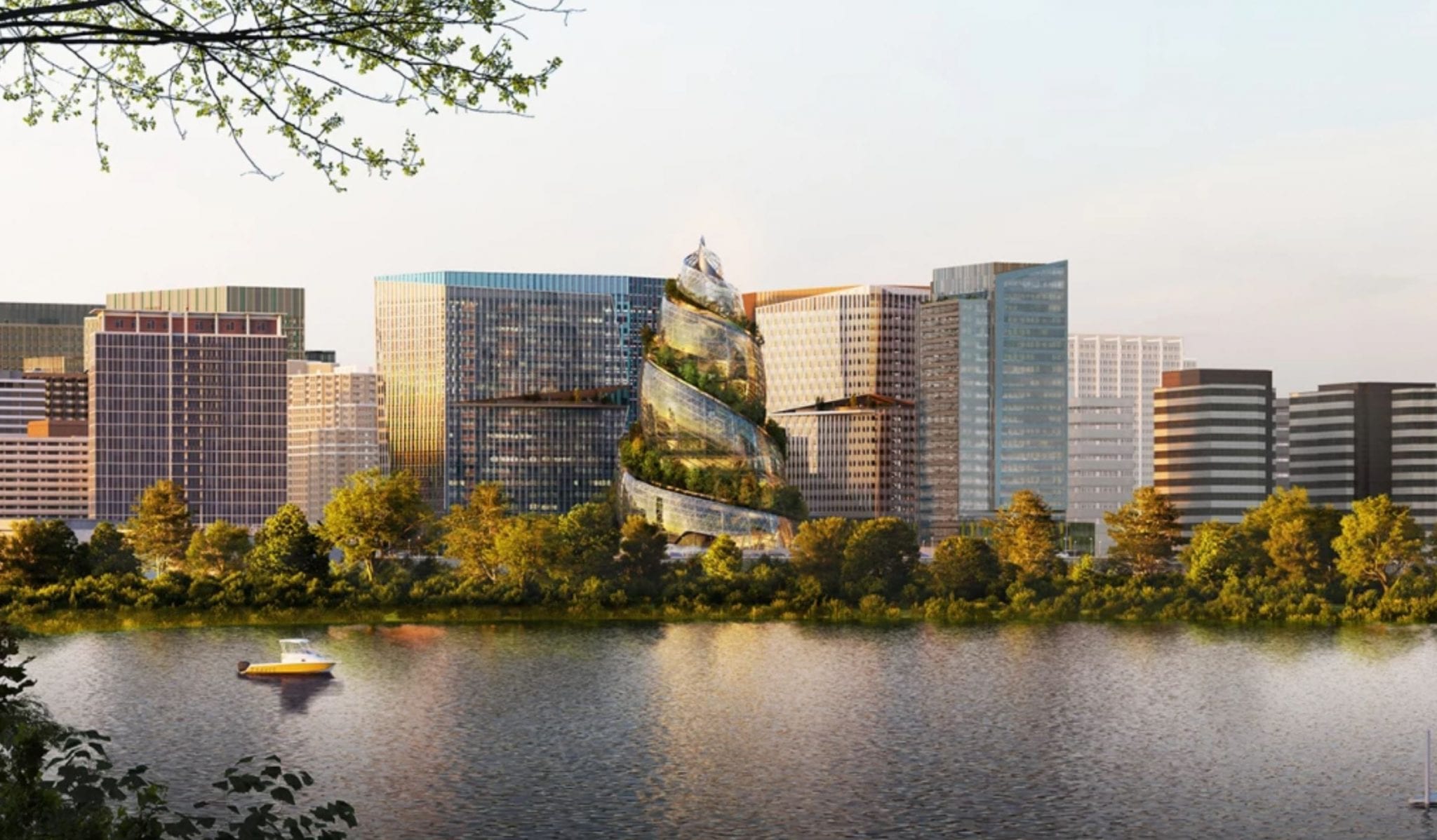 Amazon's New HQ in Arlington Looks Like Ice Cream Swirl The ZebraGood News in Alexandria