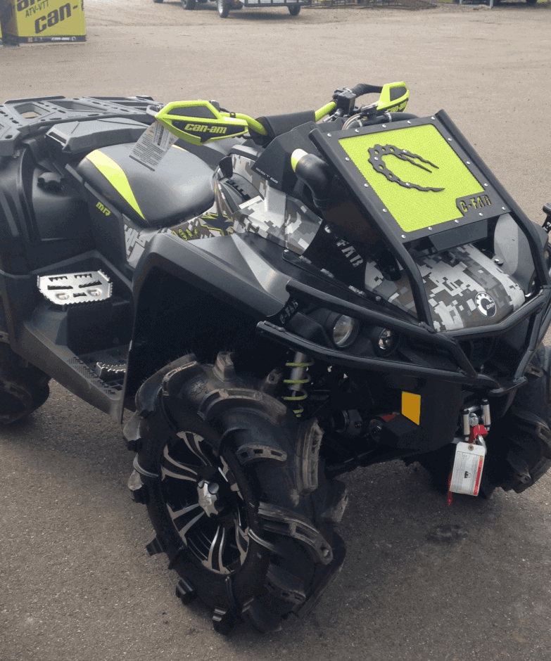 CFab CanAm Outlander Radiator Relocate Bumper