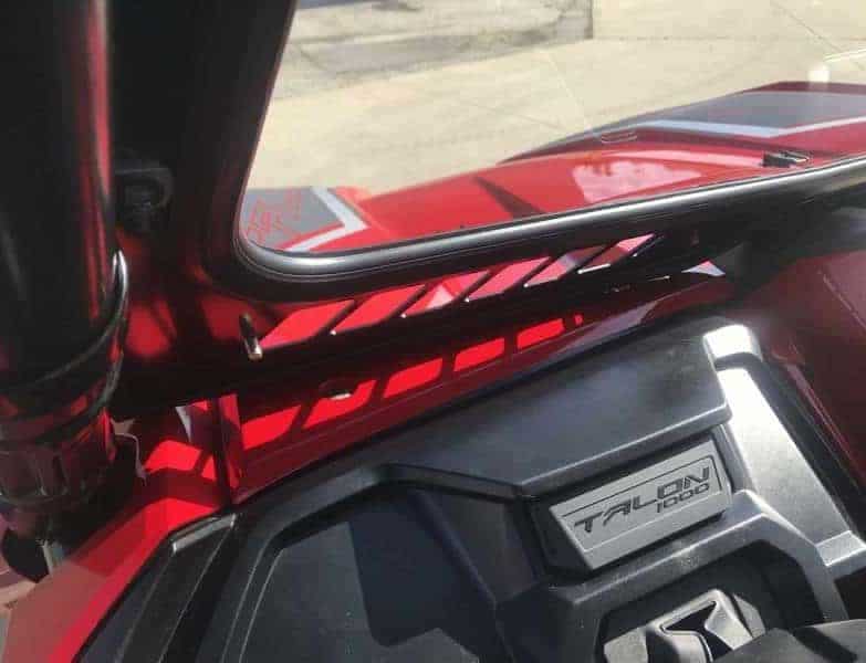 Extreme Metal Products Honda Talon Glass Front Windshield