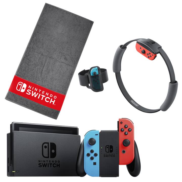 NINTENDO Switch New Neon 32 GB (Ring Fit Adventure, IT, DE, FR