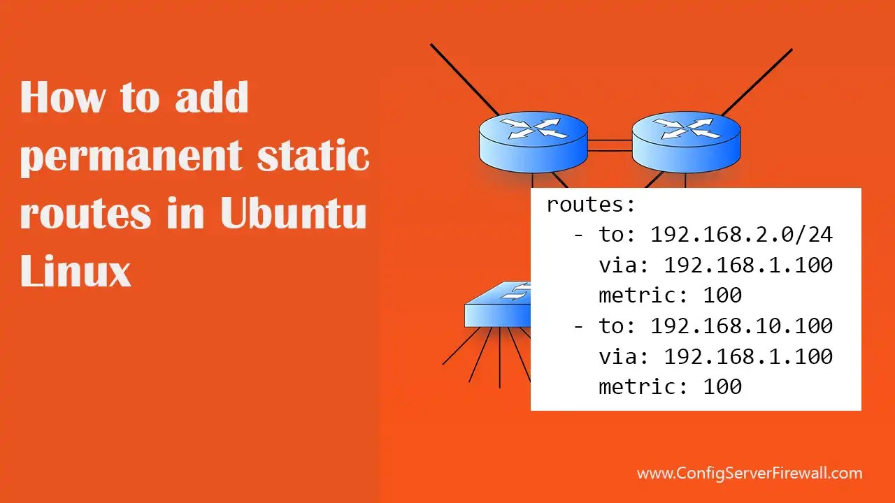 Add static routing in linux » Posetke