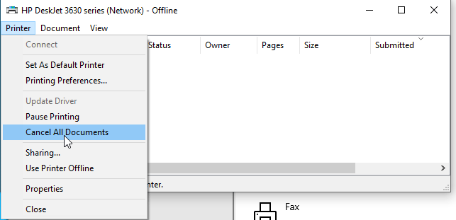 View Print Queue on Windows 10 / 11 (Clear Print Queue Jobs)