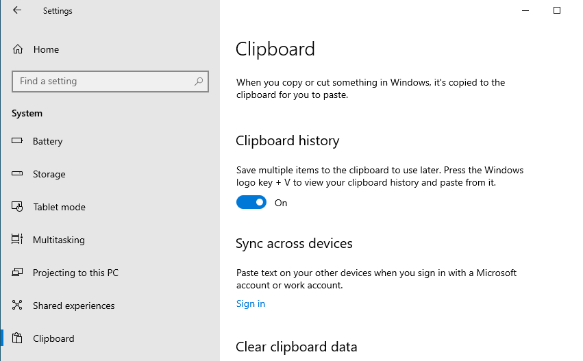 How To See Clipboard History In Windows 10