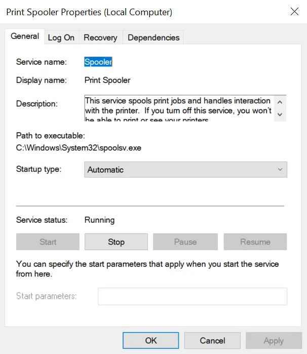 How to Restart Print Spooler in Windows 10