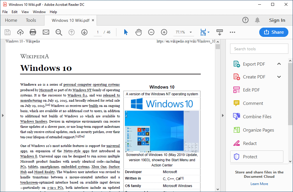 Print Any Page as a PDF in Windows 10 with Microsoft Print to PDF
