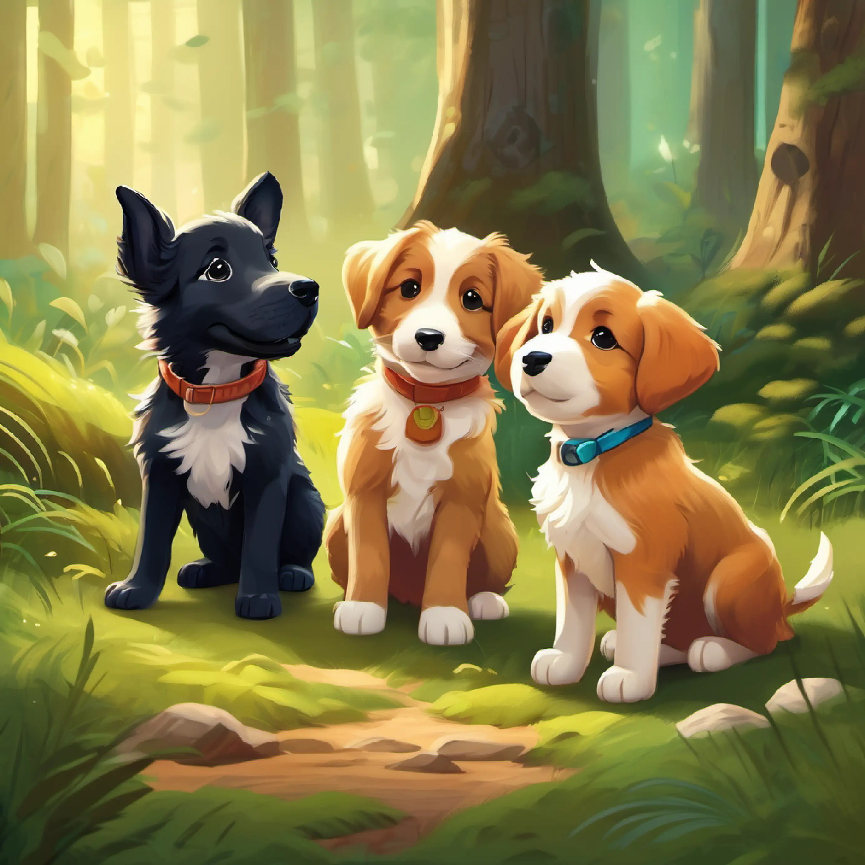 Bedtime Story The Puppies' Woodland Adventure