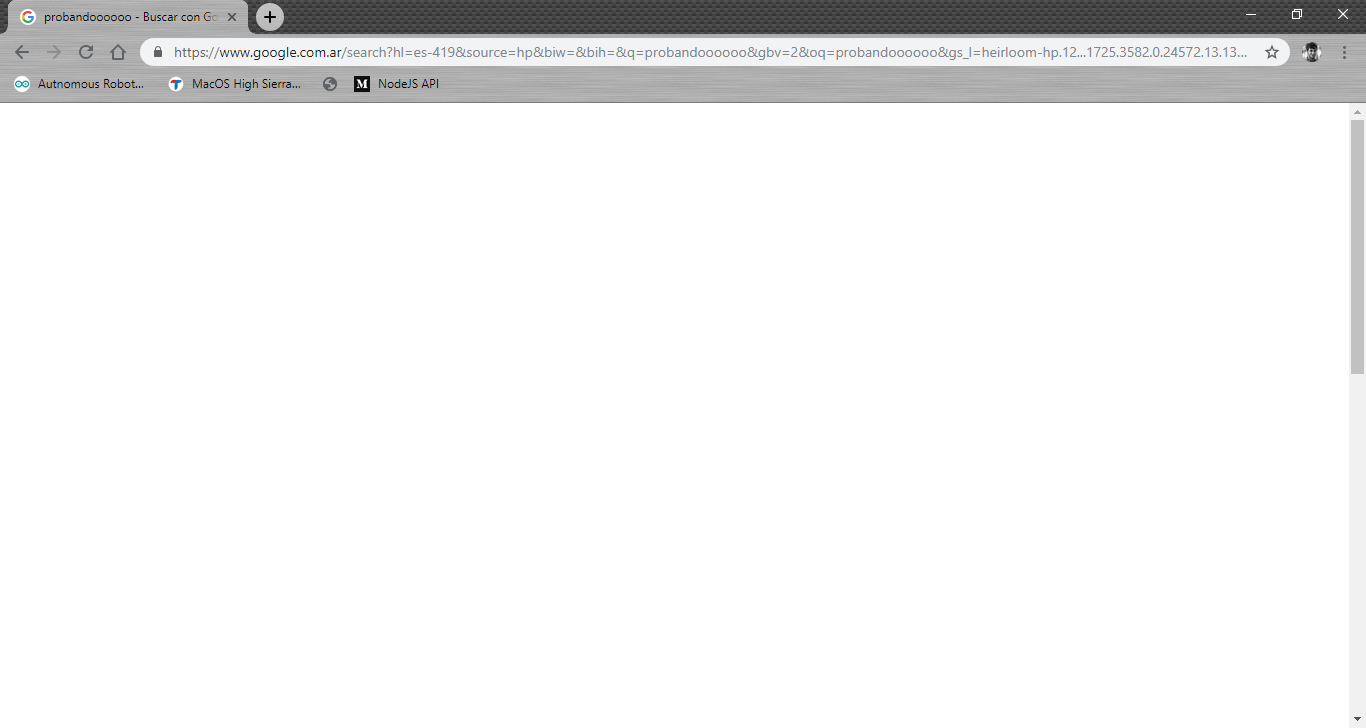 Resultados de Google me da una pagina en blanco en TODOS los