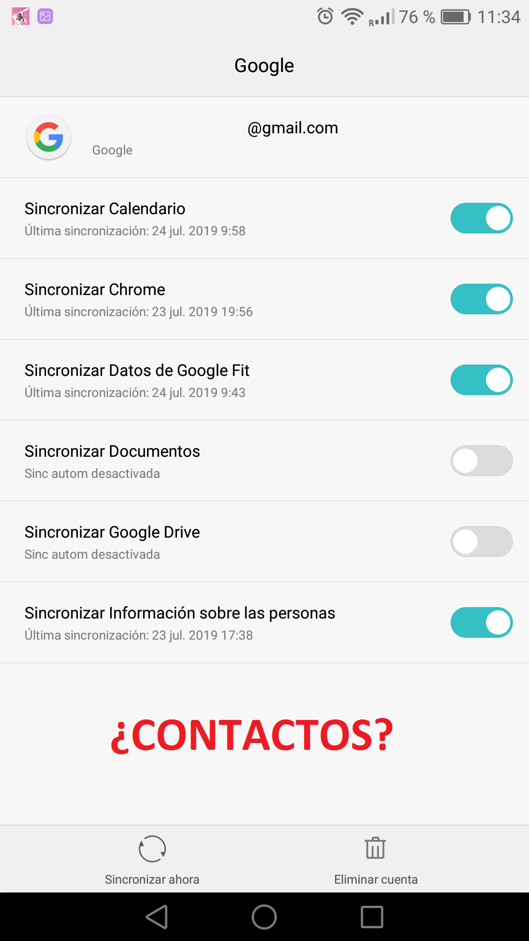 ¿Como puedo saber la fecha en la que cree mi cuenta gmail?