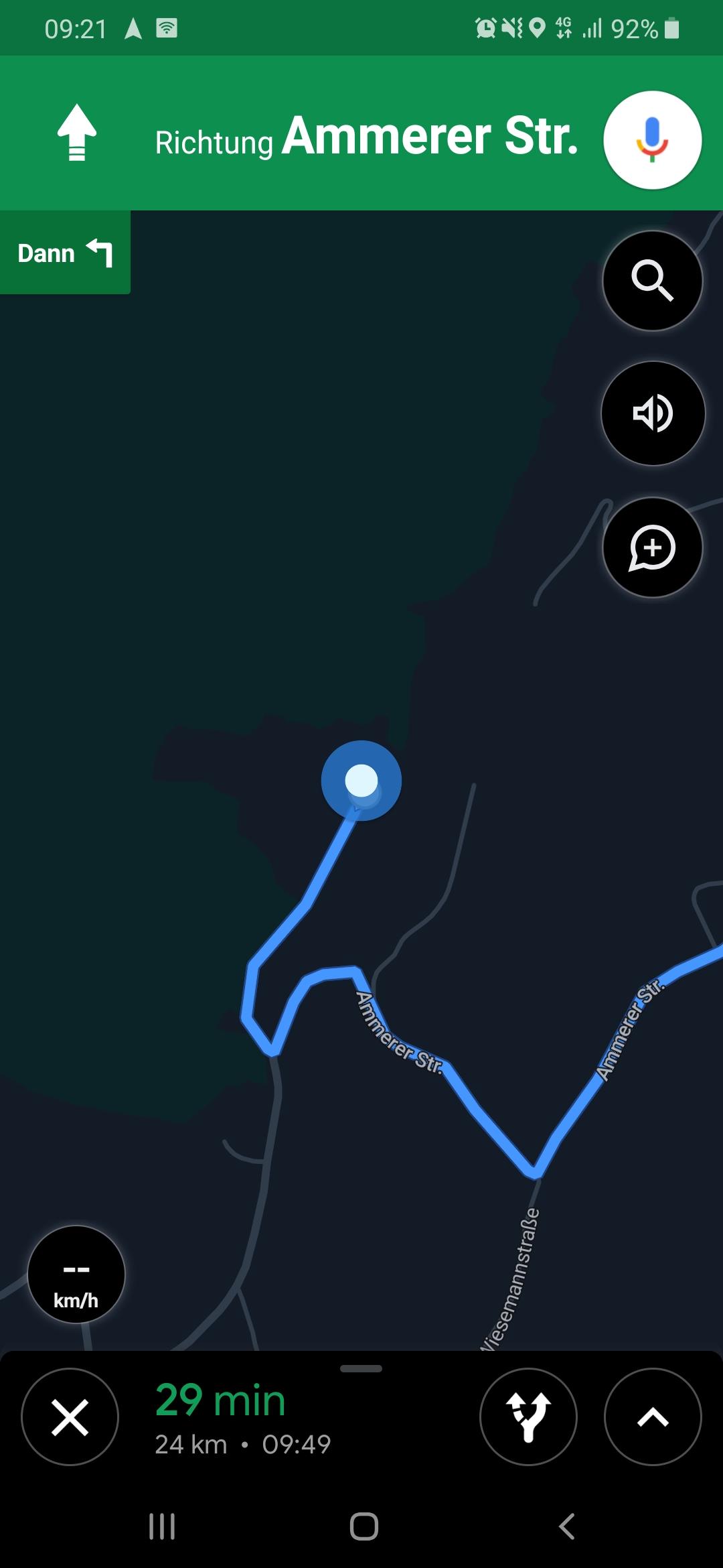 Navigation bei google maps startet nicht Google