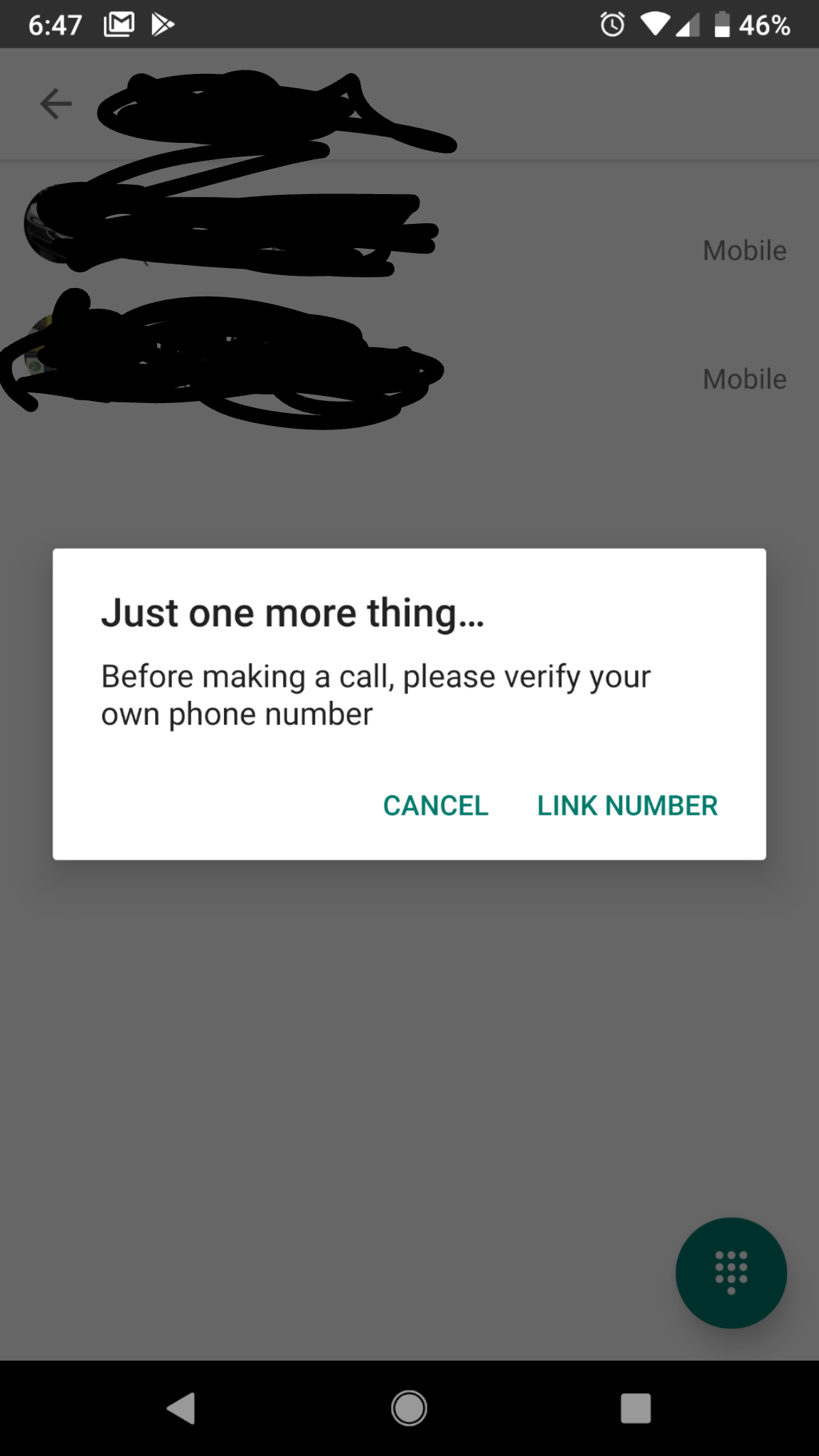 How to use Google Fi number and Google Voice number on same device