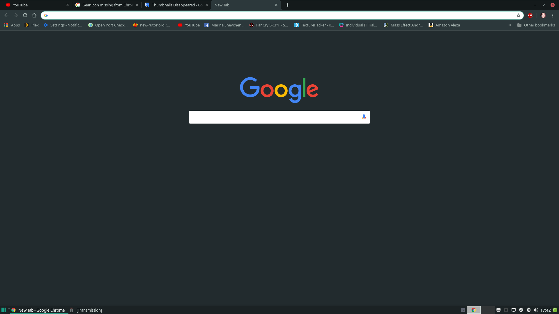 Gear Icon missing from Chrome new tab page Google Chrome