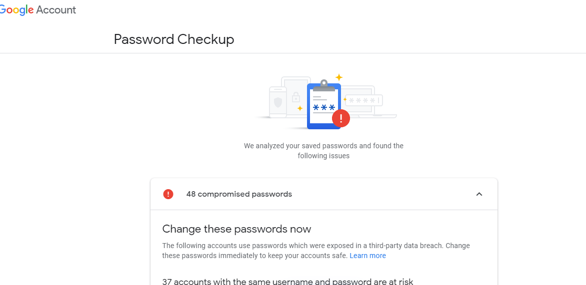 How to disable the password checkup in Chrome Google Chrome Community