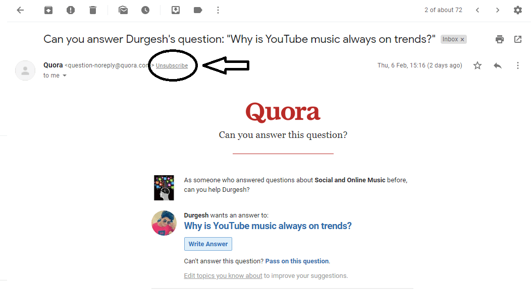 How To Stop Getting Emails From Quora A simple step by step tutorial