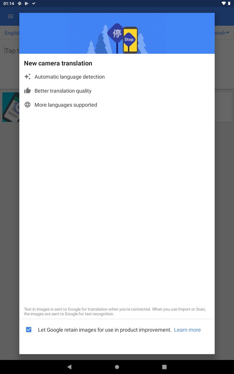 Google translate does not work with my camera Google Translate Community