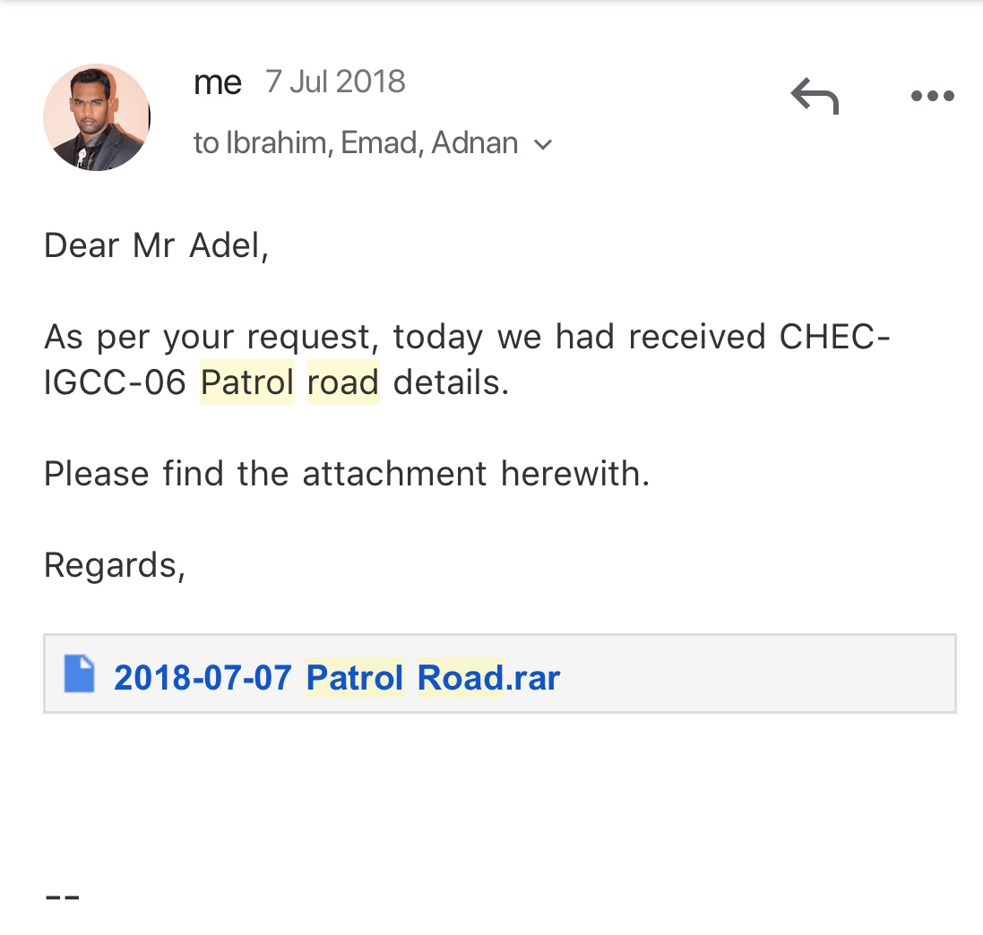 Please Find Attached