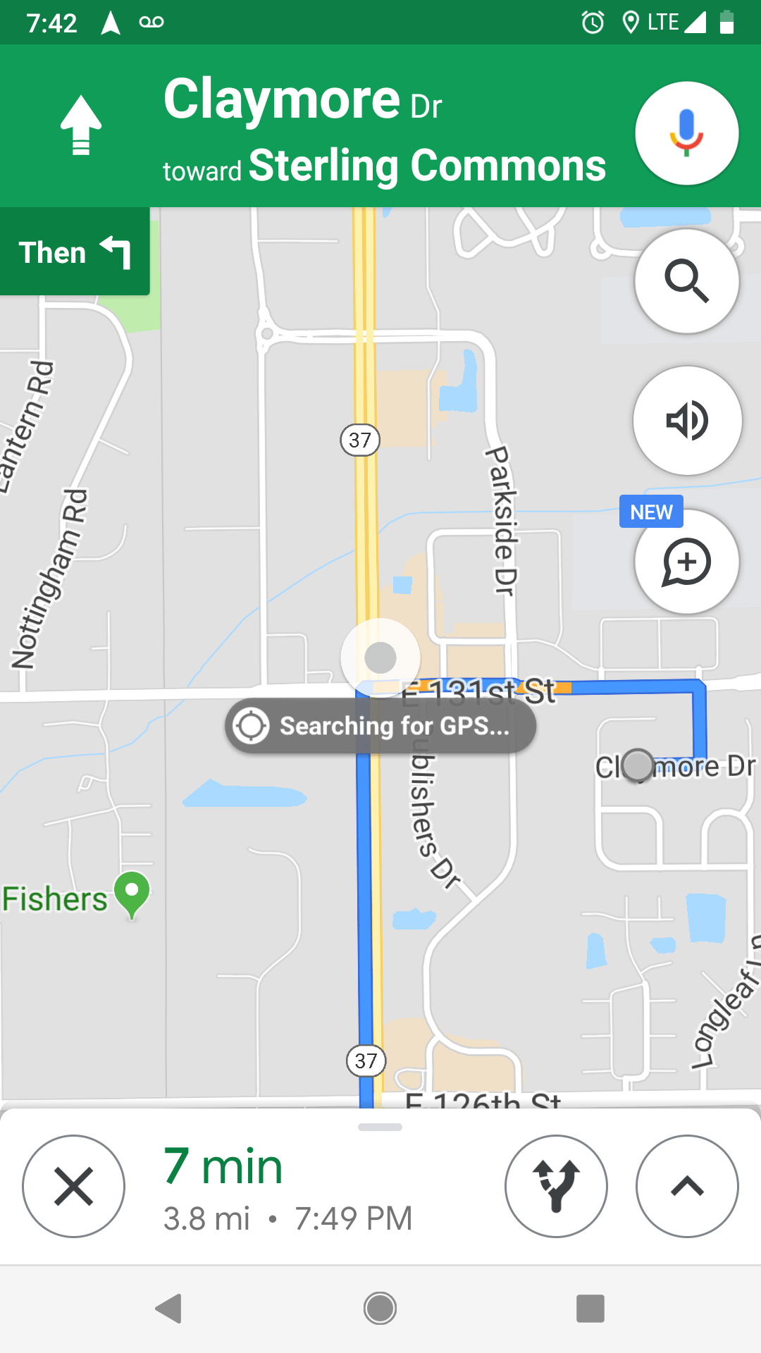 Why does this map keep searching for gps? I cant use it anymore