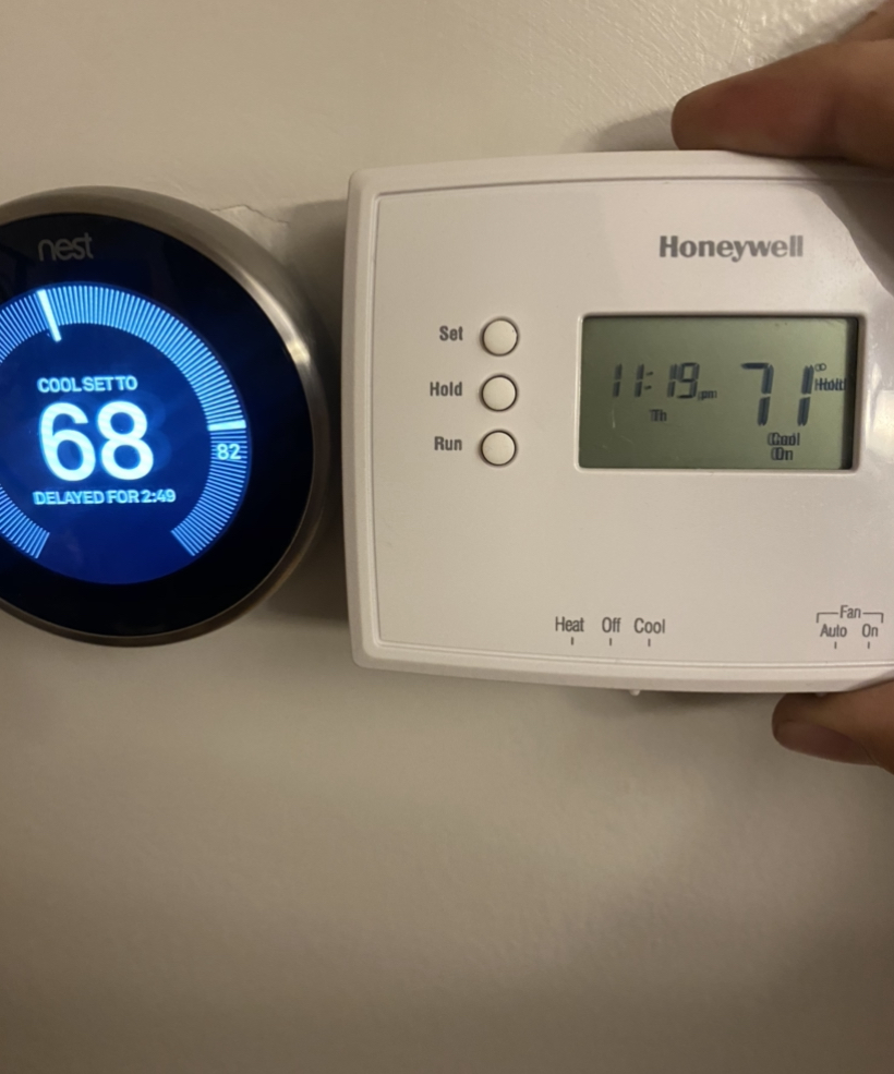 Learning thermostat reading too high by 10 degrees. Google Nest Community