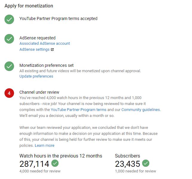 How long do your application be under review? Leia aqui Is it good if