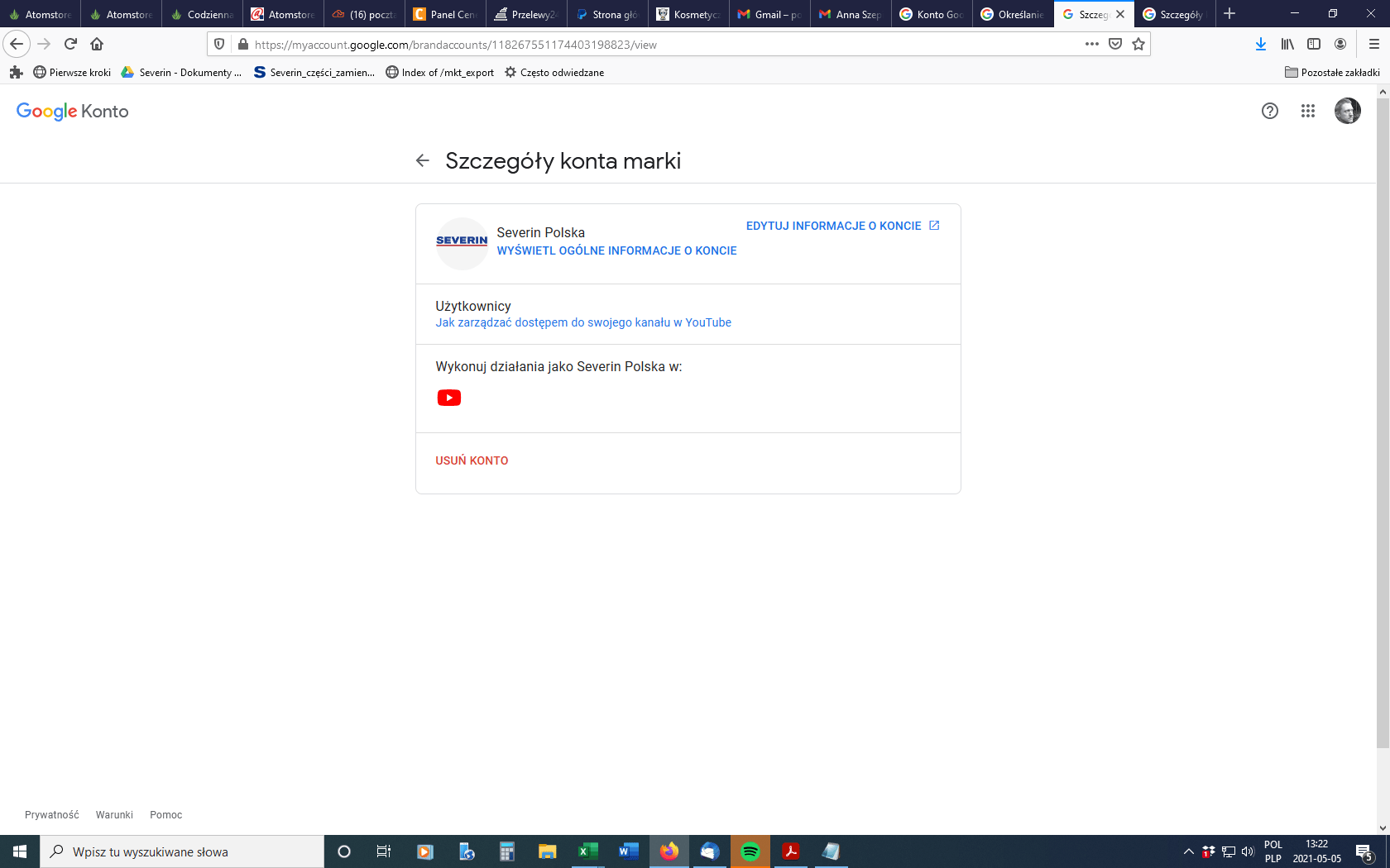 Problem Z Dodaniem Wlasciciela Do Konta Marki Spolecznosc Konto Google
