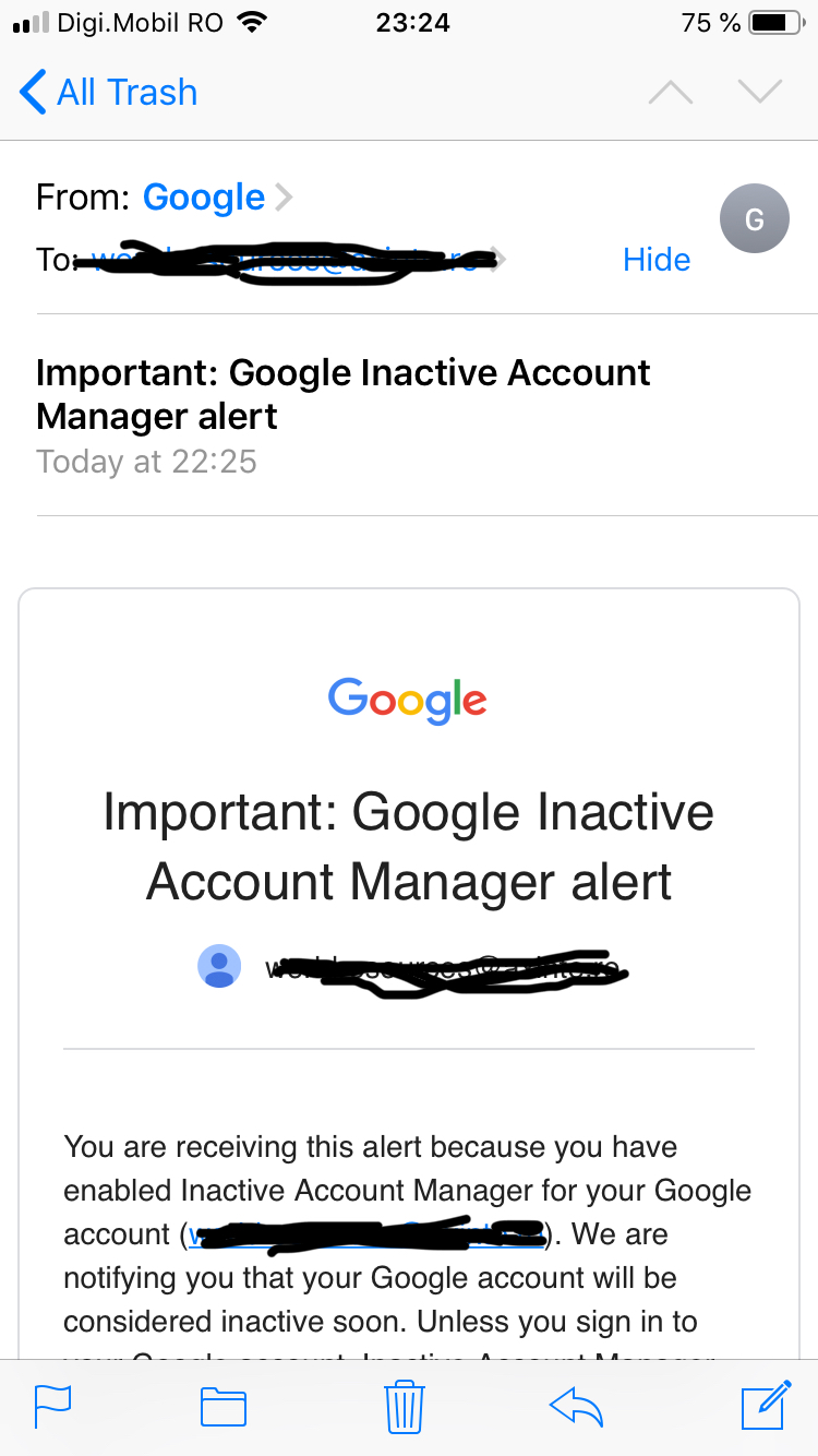 I receive false Inactive Account Alerts Gmail Community