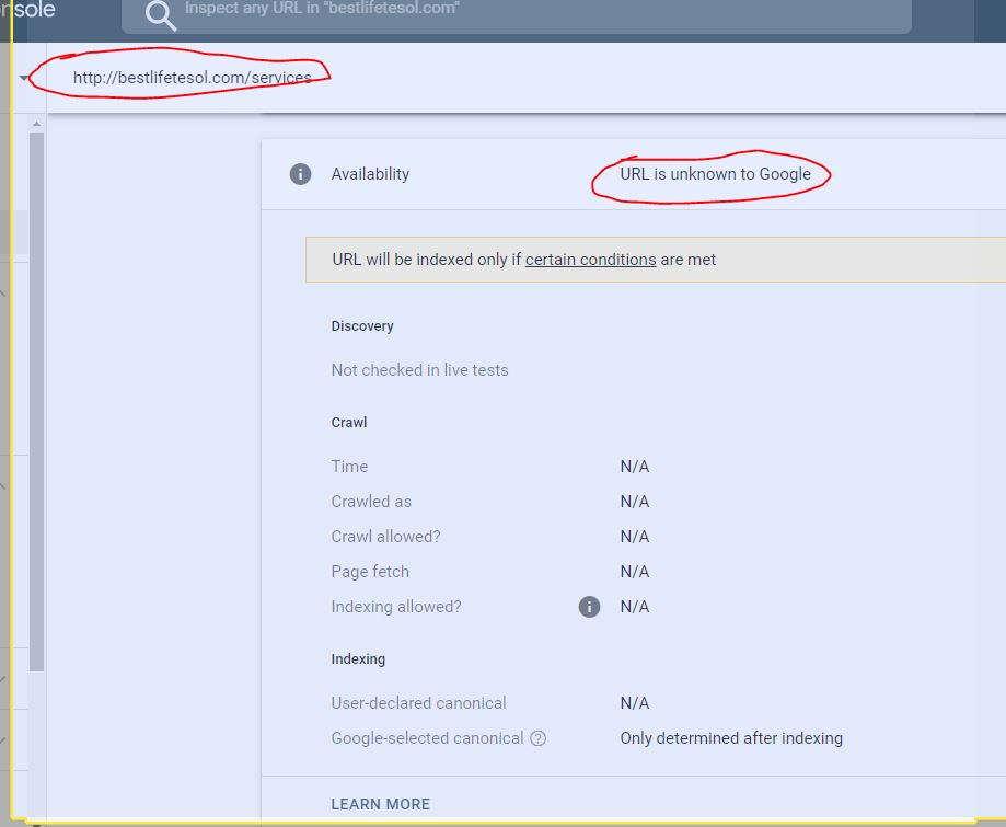 Only home page is indexed; how can I get the other site pages indexed