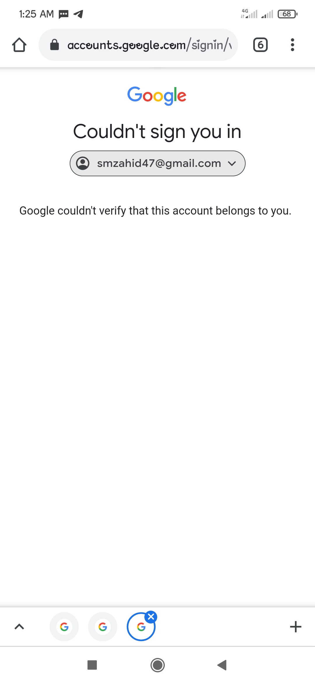 My personal another gmail account is hack.i can’t log in