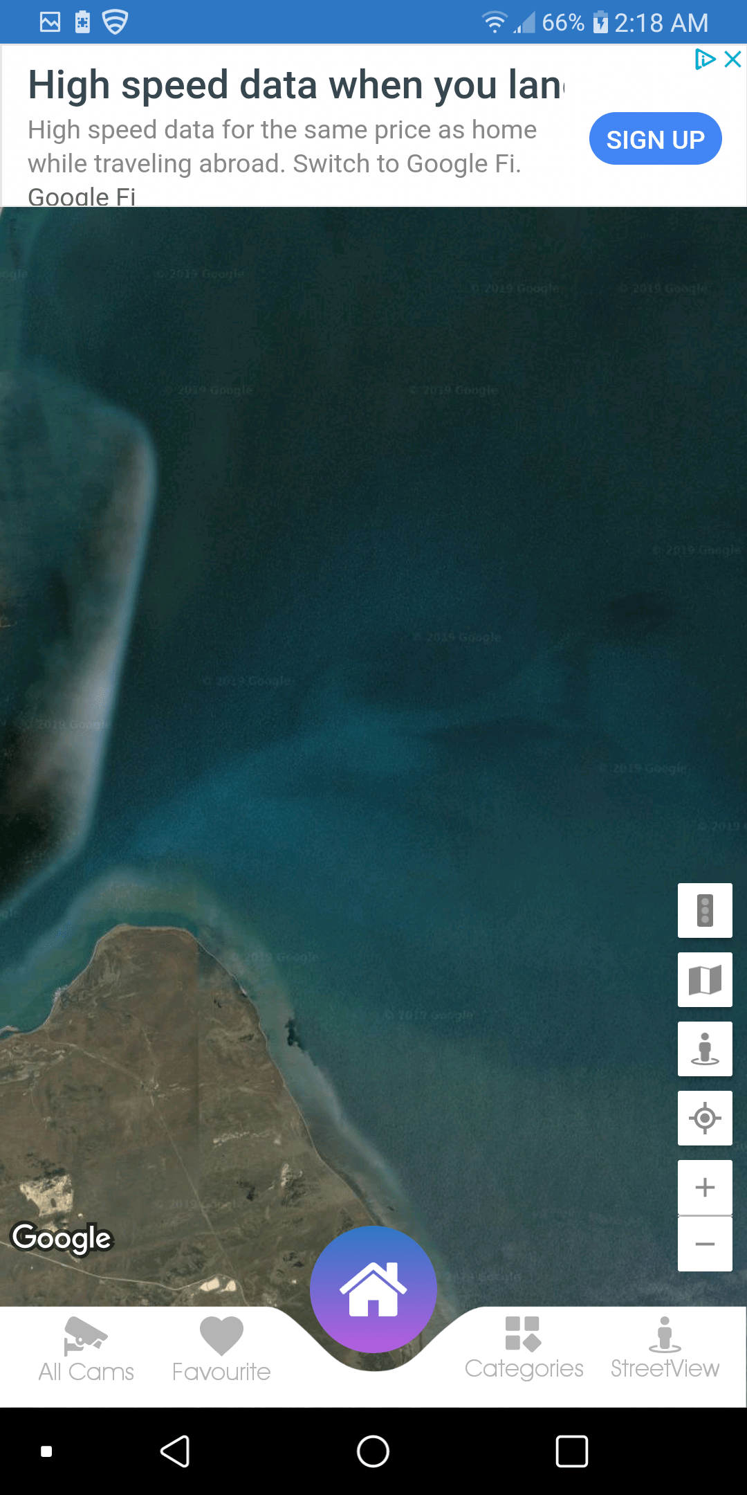 Google Earth Fishing Map