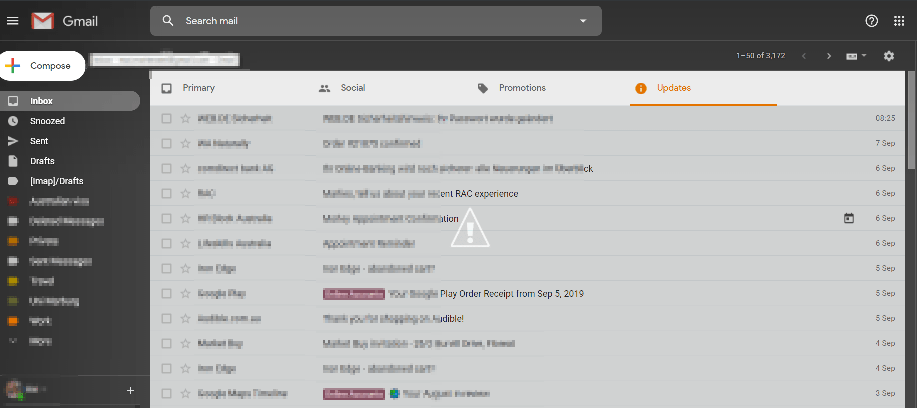 What Does The Caution Symbol Big Exclamation Mark In A Triangle Over My
