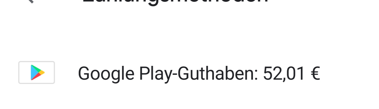 Guthaben wird im bezahlsystem im Spiel falsch angezeigt( zu wenig) als