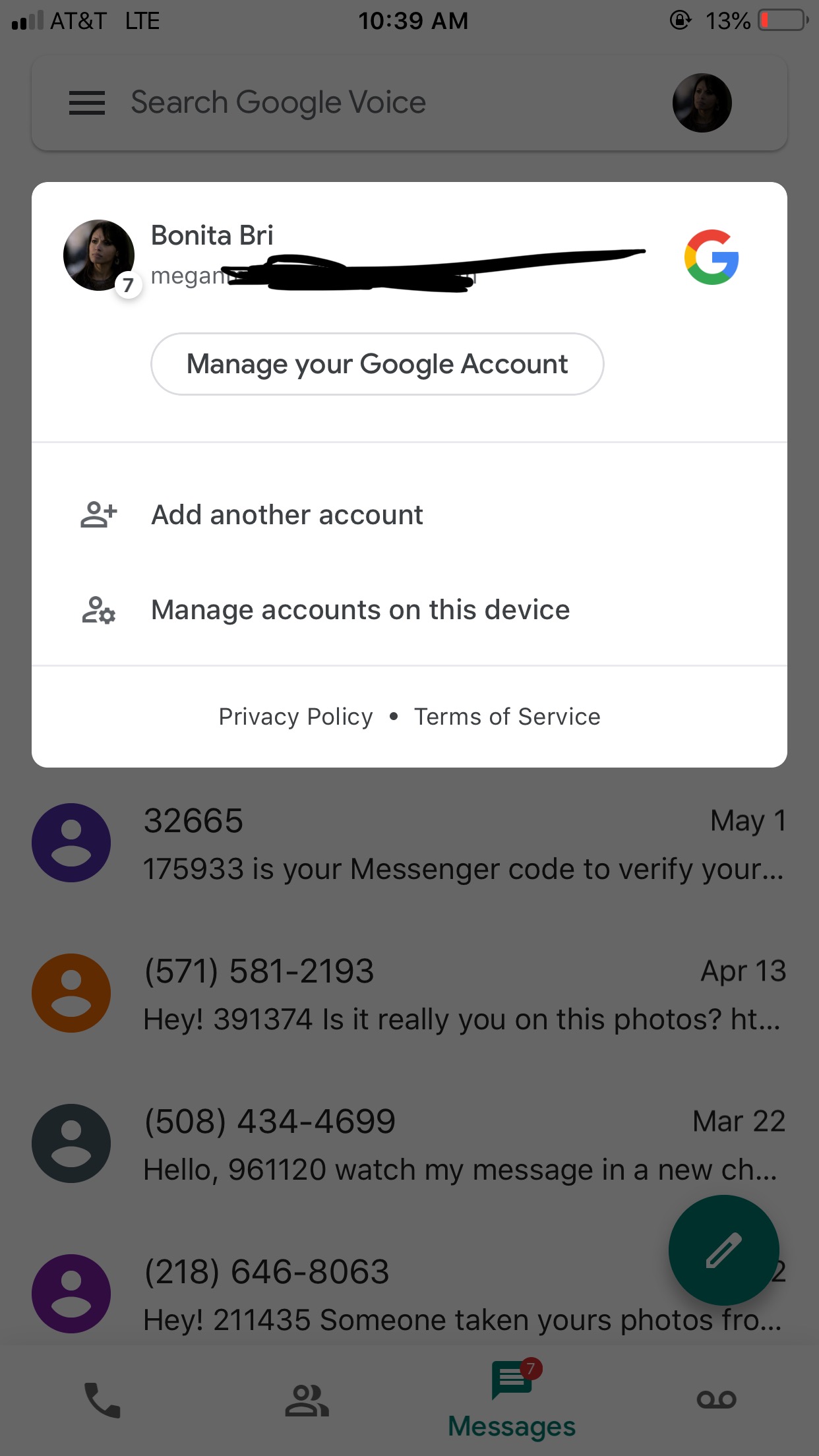 Can you help me unmerge Gmail account created with Google