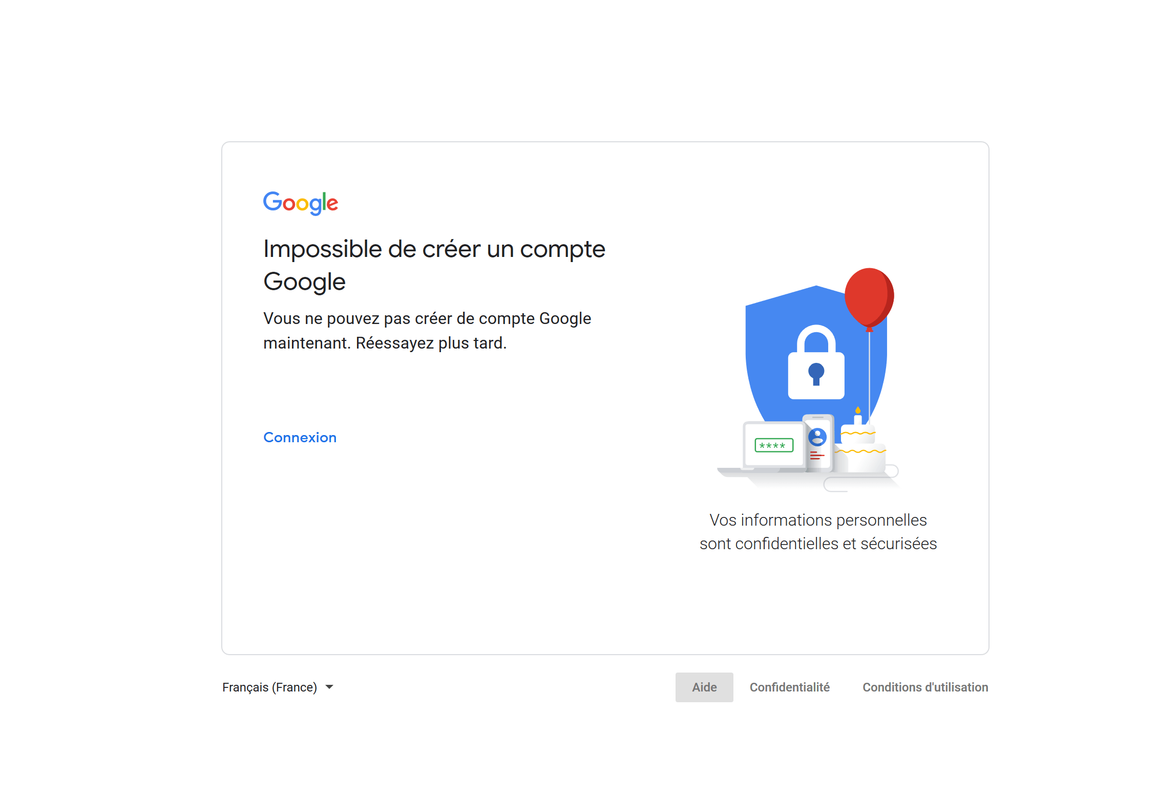 Compte Google Gmail Connexion