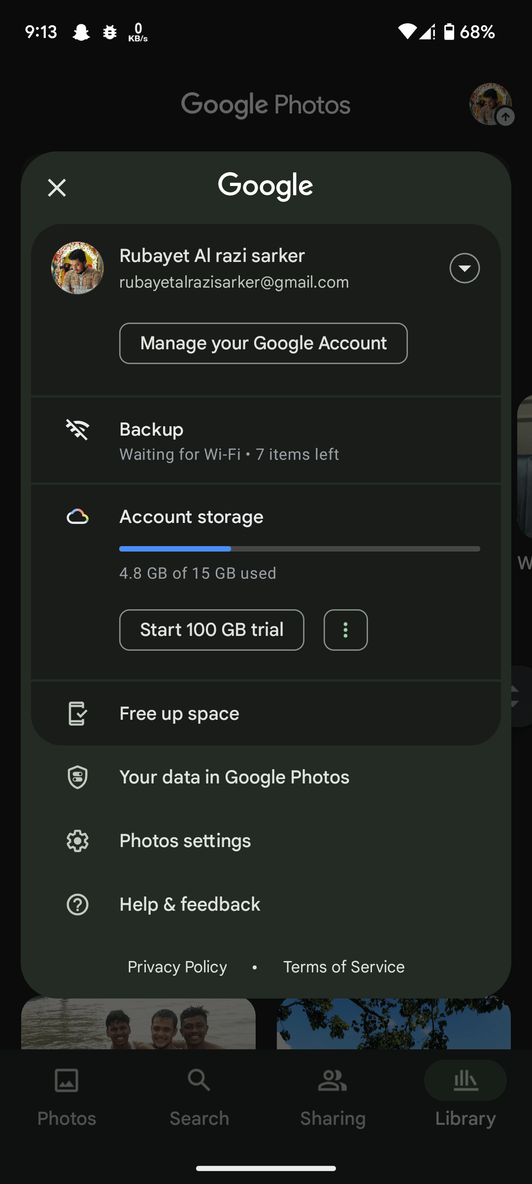 Not showing unlimited storage in Google photos. - Google Photos 