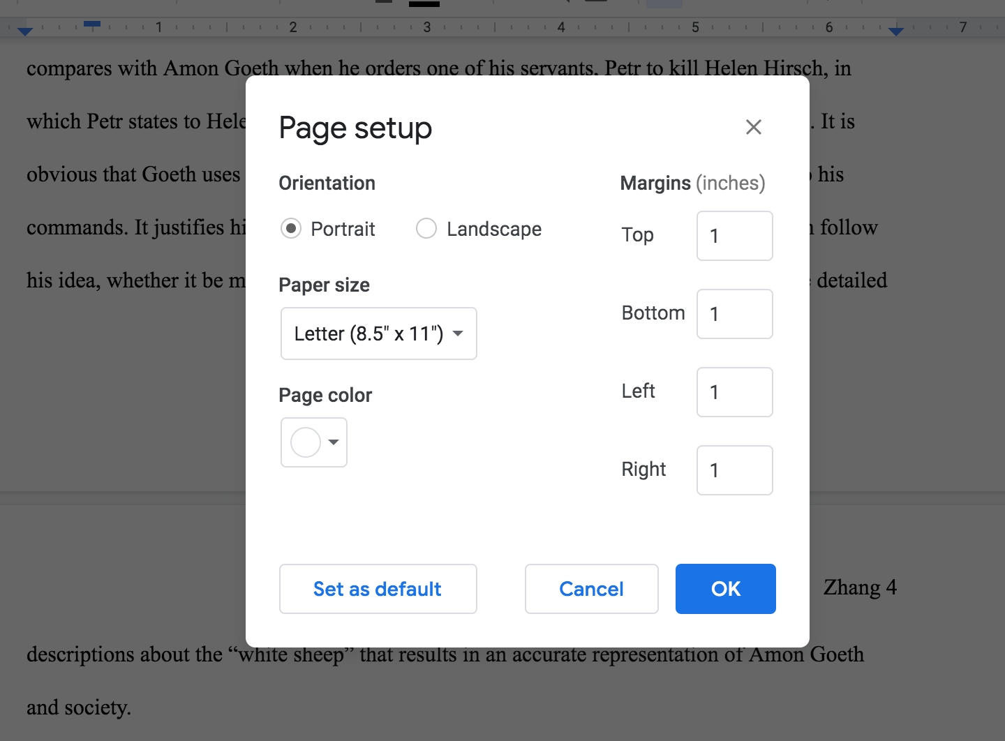 Why is Google Doc margin's not working? Google Docs Editors Community