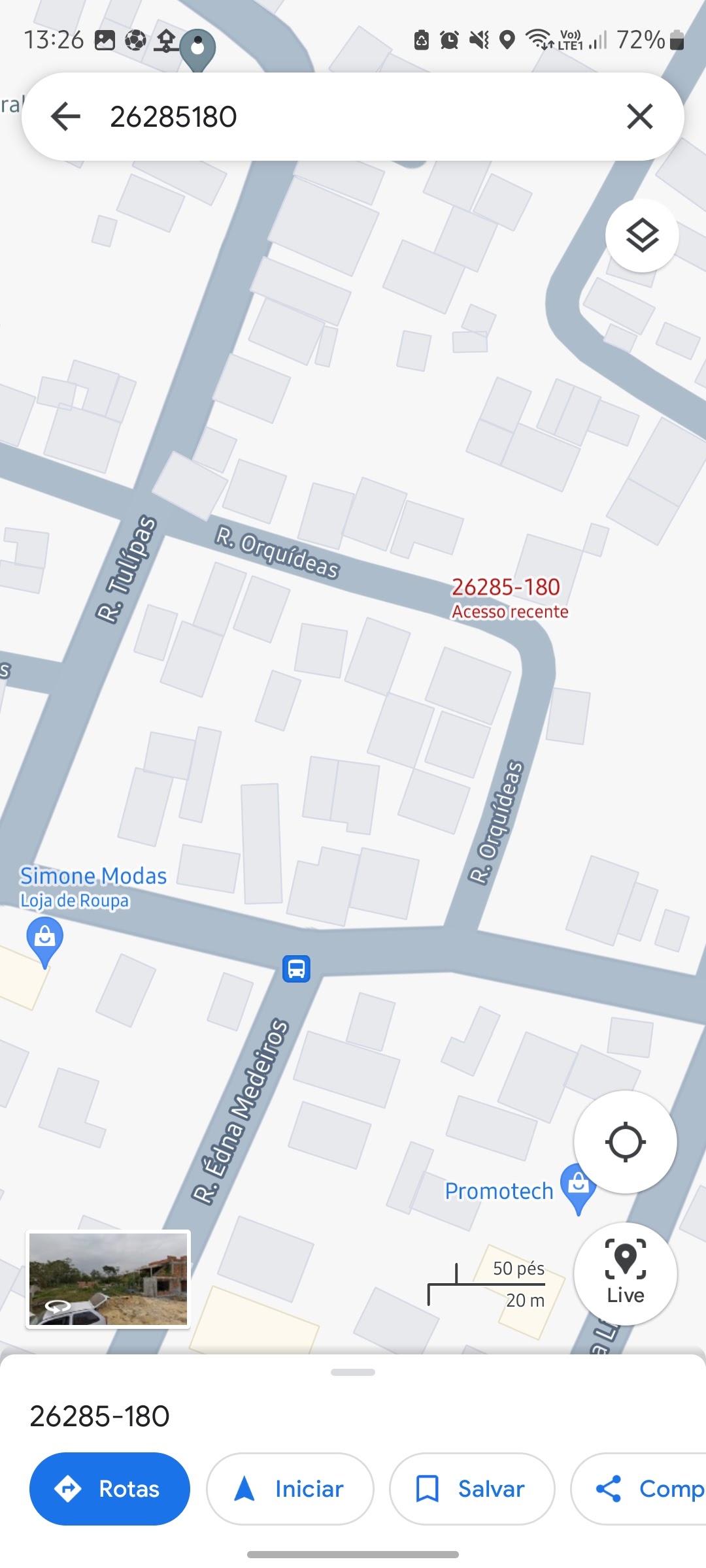 CEP estava correto no mapa e agora está errado, por quê verloop.io