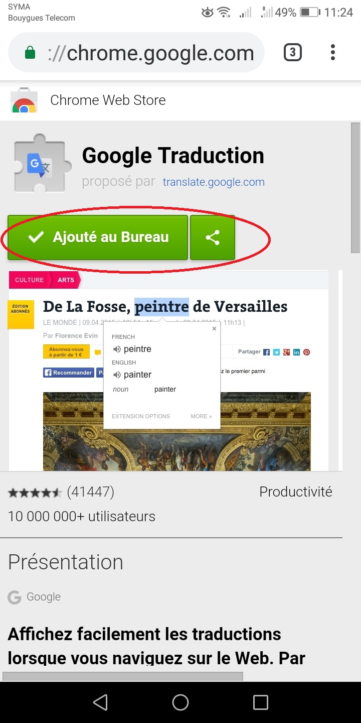 Clicking two times on a word for translating Google Translate Community