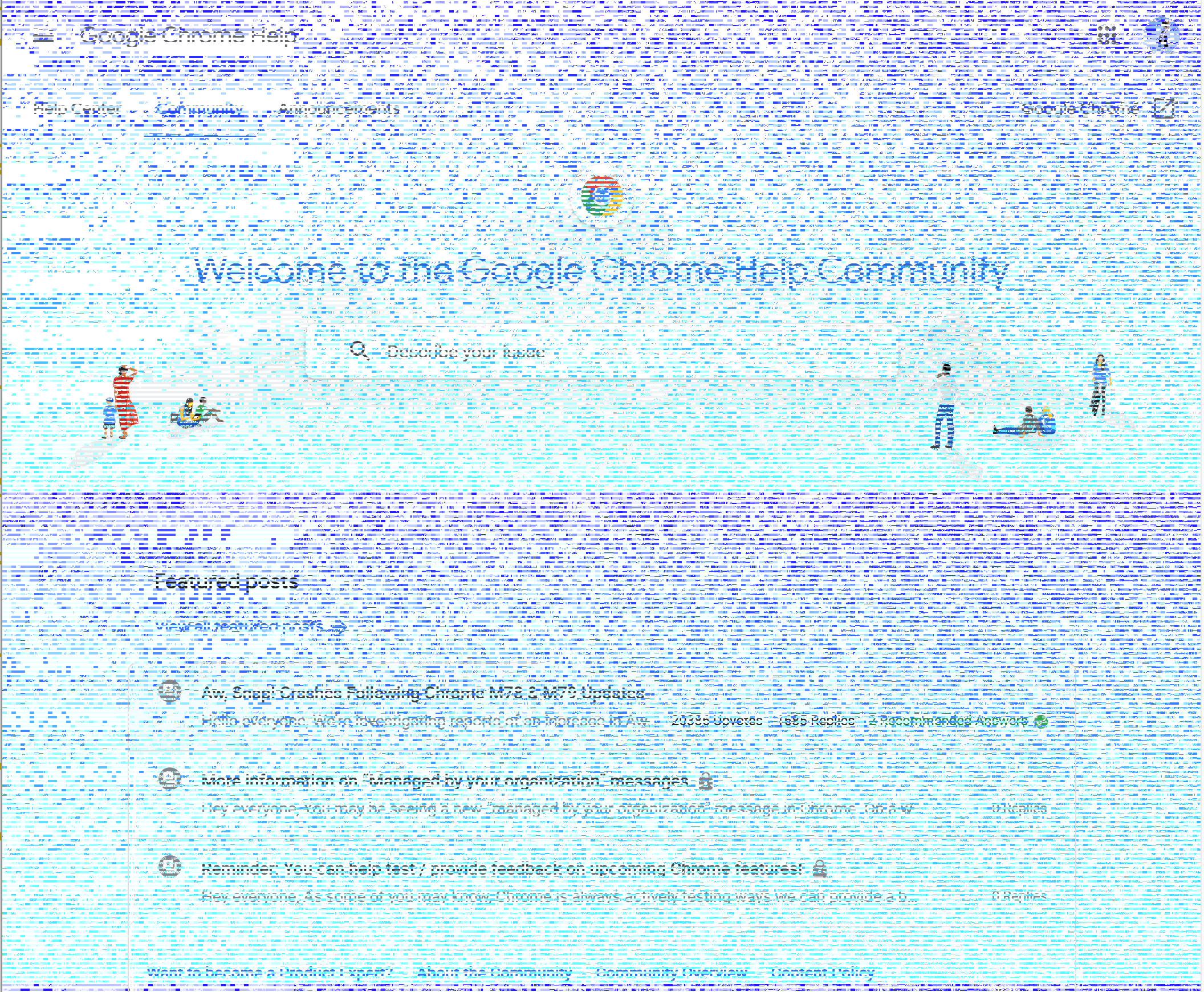 Weird horizontal lines rendering for certain webpages Google Chrome