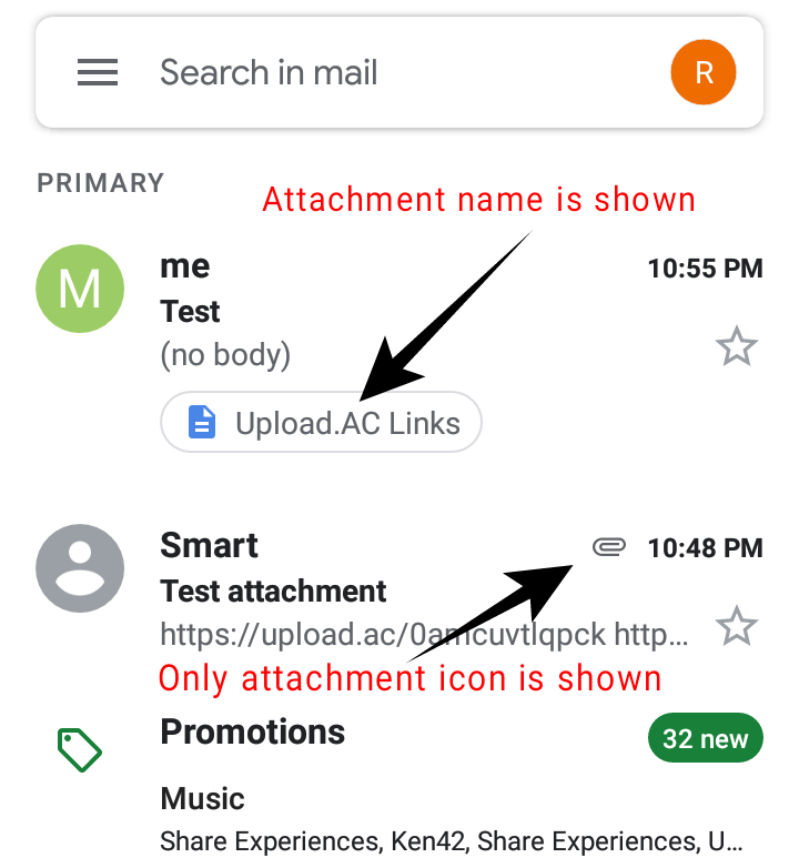 How Can I View The Name Of Attachments On The Inbox Without Opening The Email Gmail Community