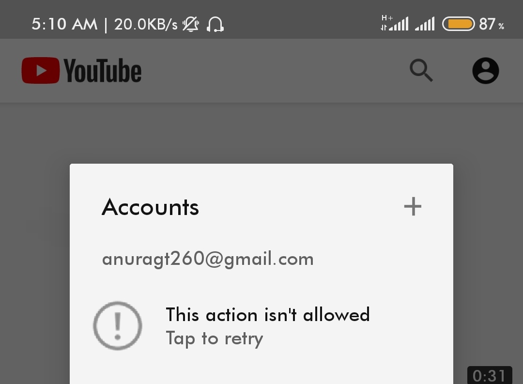 This Action Isn't Allowed My Youtube Channel Suspend - Google Account Community