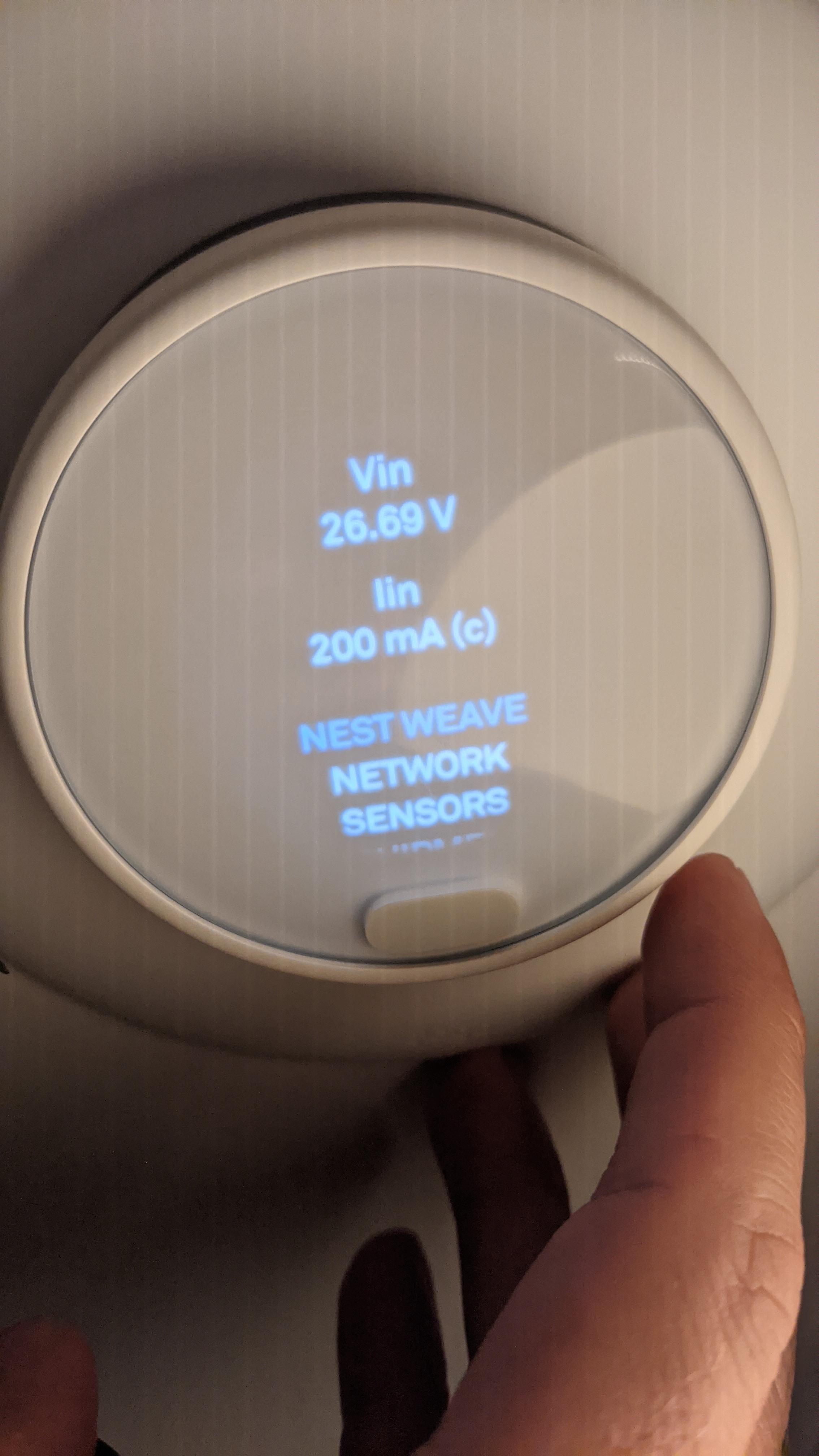 Nest Says Low Battery
