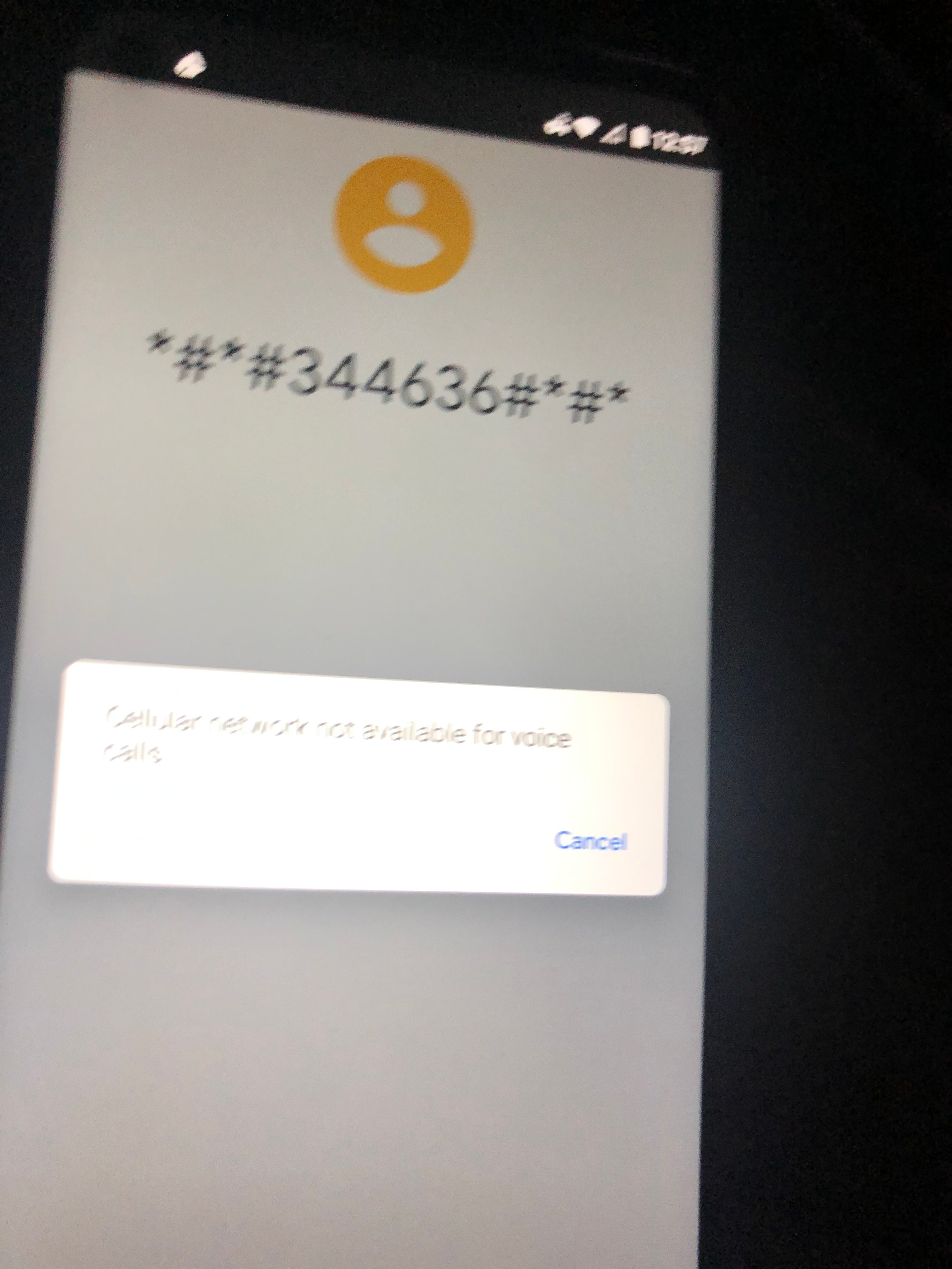I have had my phone for a week and it still says Emergency calls