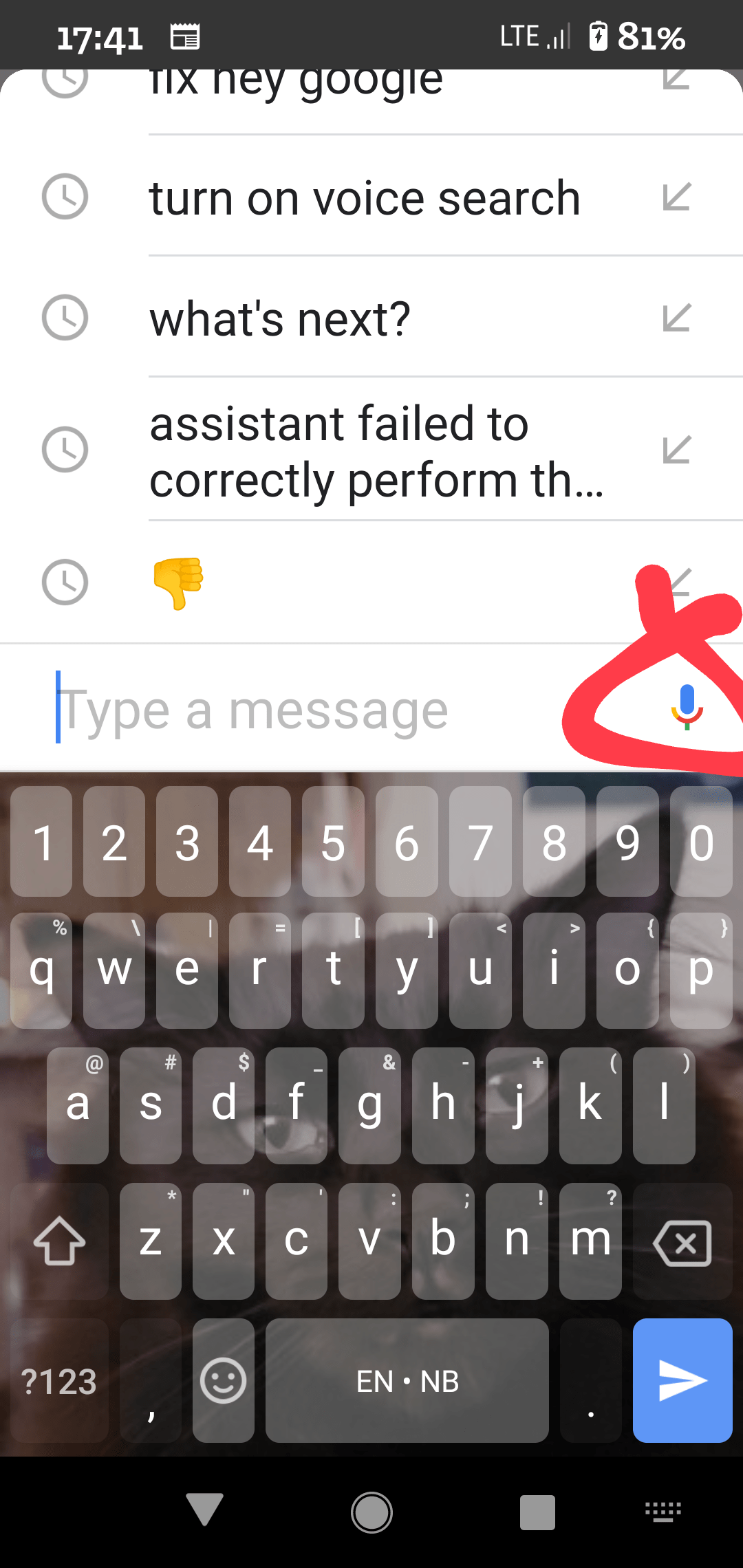 Voice Input Shuts Off After Hey Google Google Assistant Community