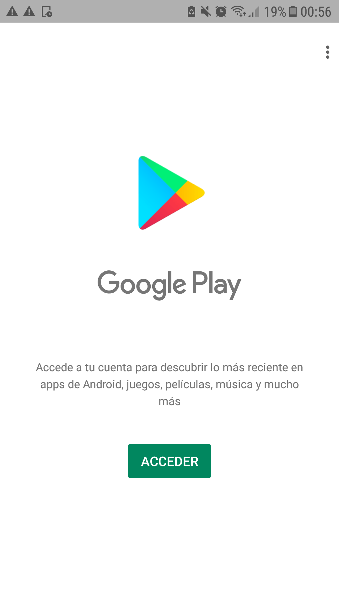 No puedo acceder a google play Google Play Community