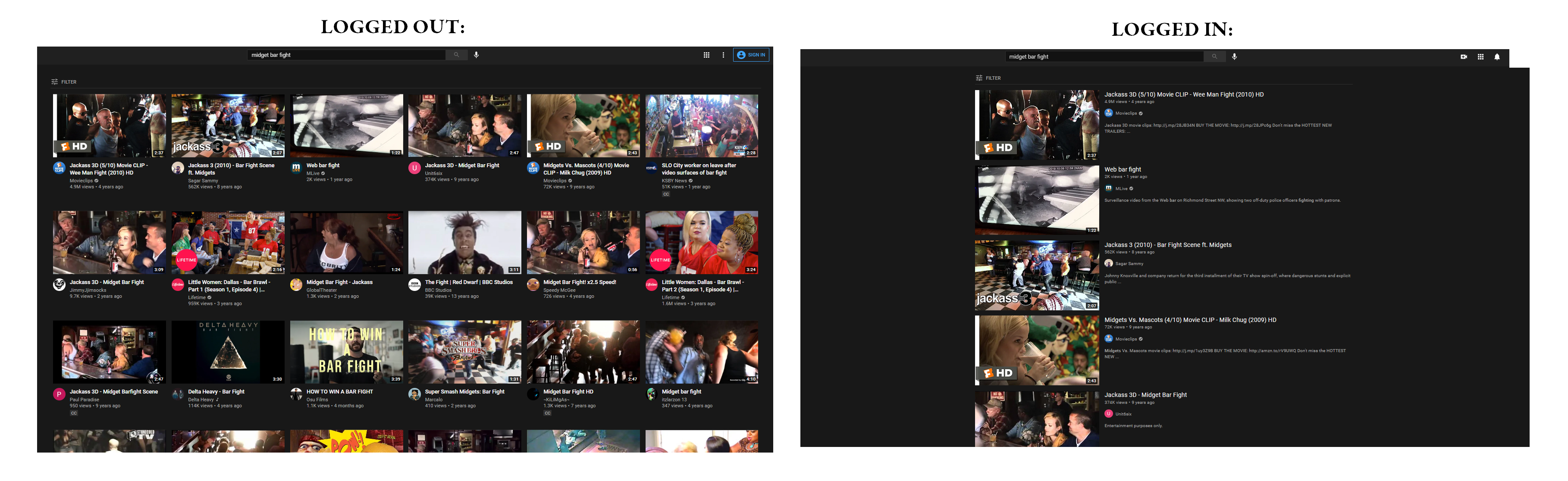 Youtube List Instead Of Grid 2023 Youtube Desktop Search Results Are Displayed In A Grid Layout Instead Of A List - Youtube Community