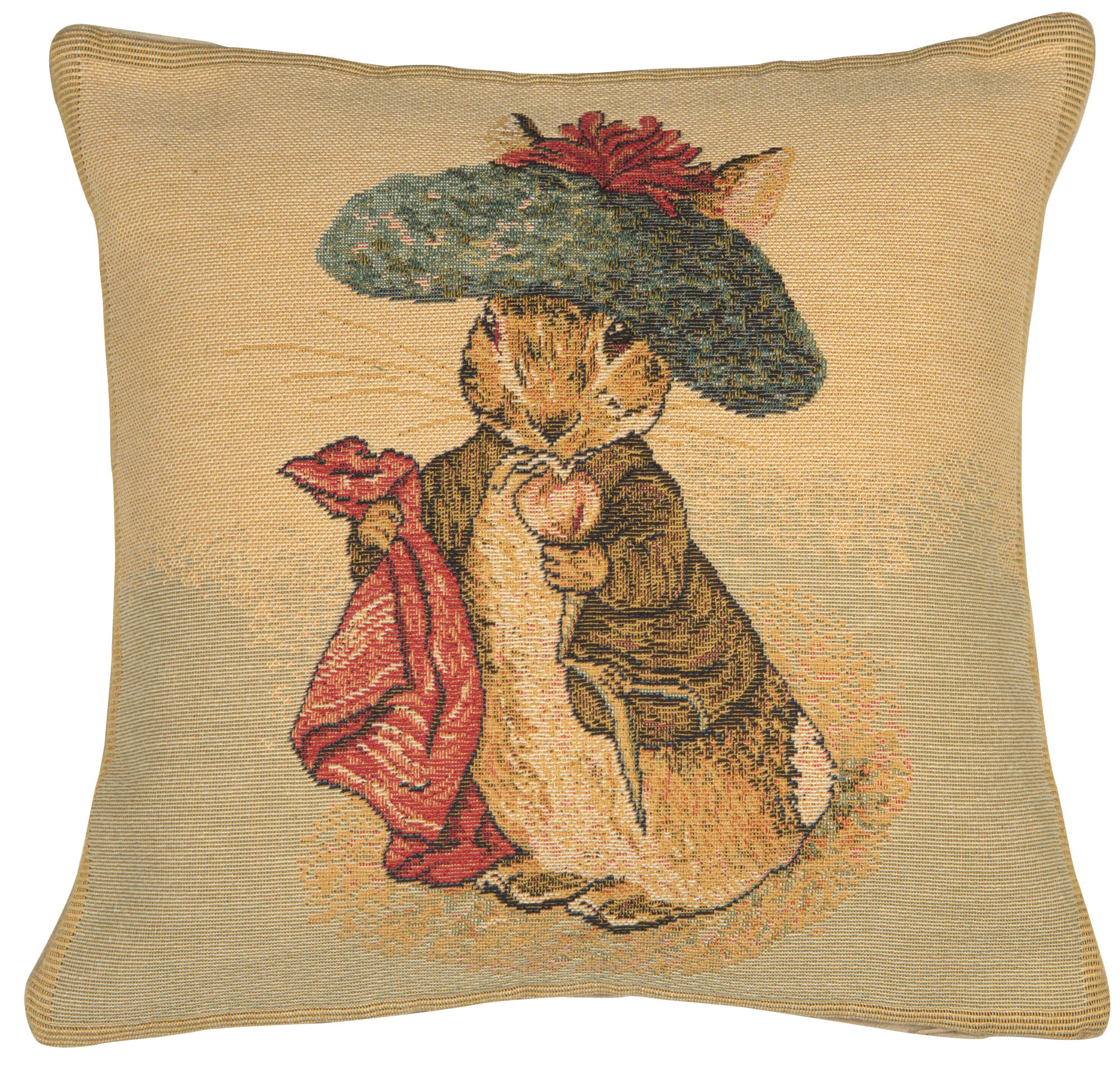 Bunny Beatrix Potter Belgian Cushion Cover Charlotte Home Furnishings Inc